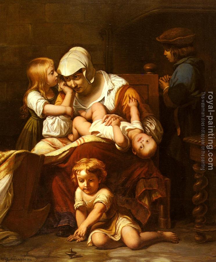 Paul Delaroche : Juene Mere Et Ses Enfants Paul Delaroche : Juene Mere Et Ses Enfants